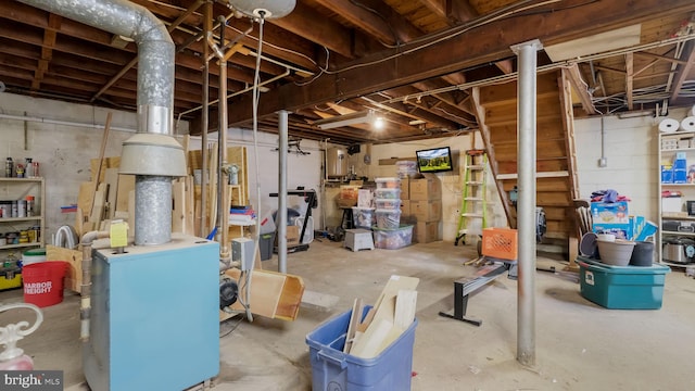 1226 Brownsville Rd, Feasterville Trevose, PA 19053 - view of unfinished below grade area