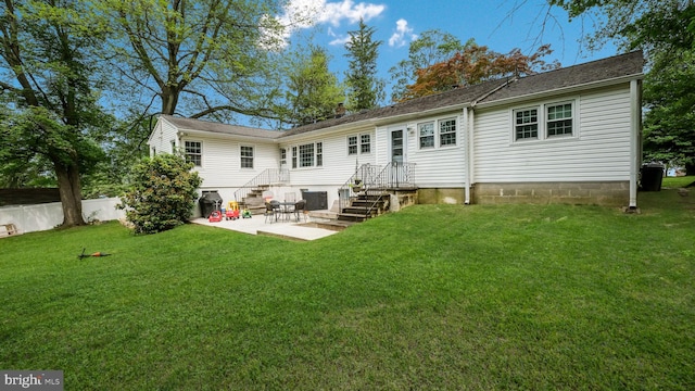 1226 Brownsville Rd, Feasterville Trevose, PA 19053 - rear view of property with a patio area