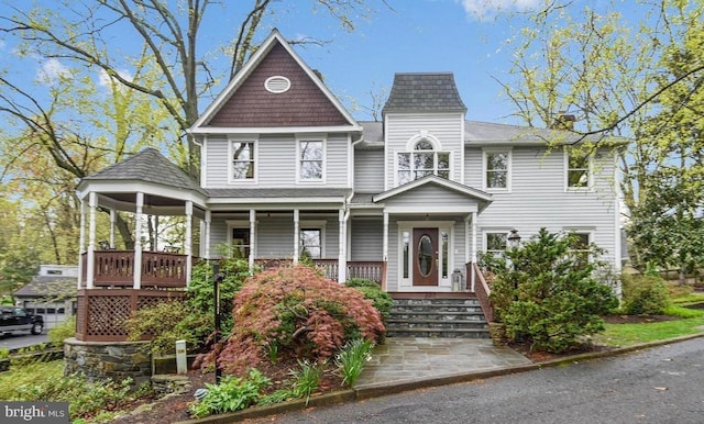 307 Shadow Walk, Falls Church, VA 22046 - victorian-style house with a porch and a shingled roof