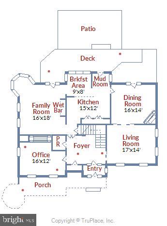 307 Shadow Walk, Falls Church, VA 22046 - view of floor plan / room layout