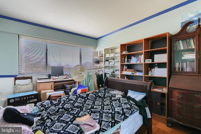 8308 Flower Ave Unit 401, Takoma Park, MD 20912 - bedroom featuring crown molding