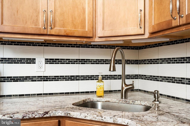 49 Joyner Ct, Lawrence, NJ 08648 - kitchen view of backsplash and light stone counters
