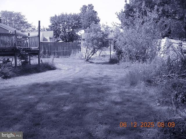 63 N Main St, Quakertown, PA 18951 - view of yard with a wooden deck