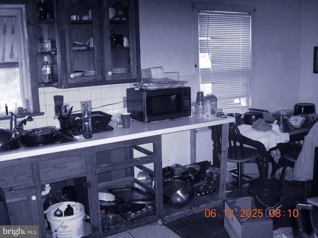 63 N Main St, Quakertown, PA 18951 - bar with black microwave and backsplash