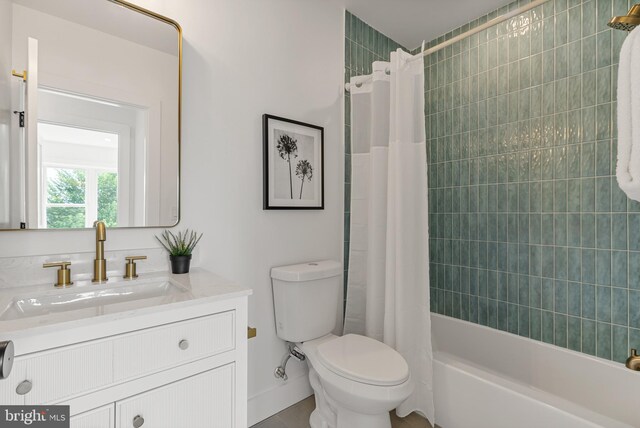 4308 4th St NW, Washington, DC 20011 - full bathroom featuring vanity and shower / bath combination with curtain