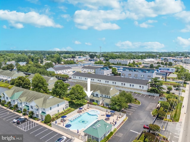 19967 Sandy Bottom Cir Unit 103, Rehoboth Beach, DE 19971 - drone / aerial view of a pool area