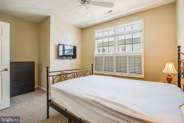 19967 Sandy Bottom Cir Unit 103, Rehoboth Beach, DE 19971 - bedroom with carpet floors and ceiling fan
