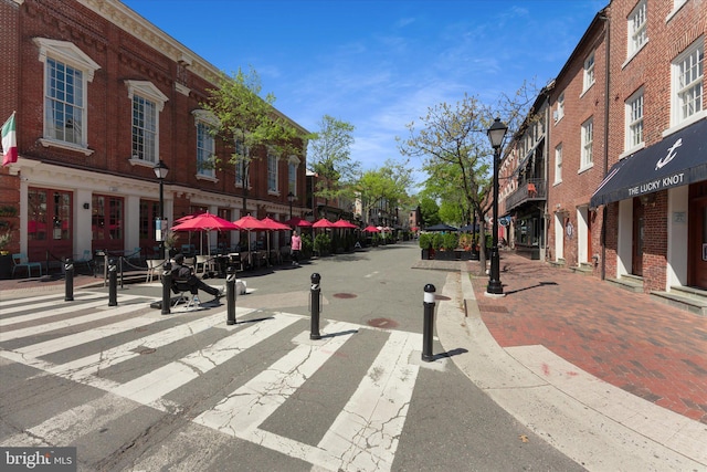 733 S Fayette St, Alexandria, VA 22314 - view of asphalt road featuring street lights and sidewalks