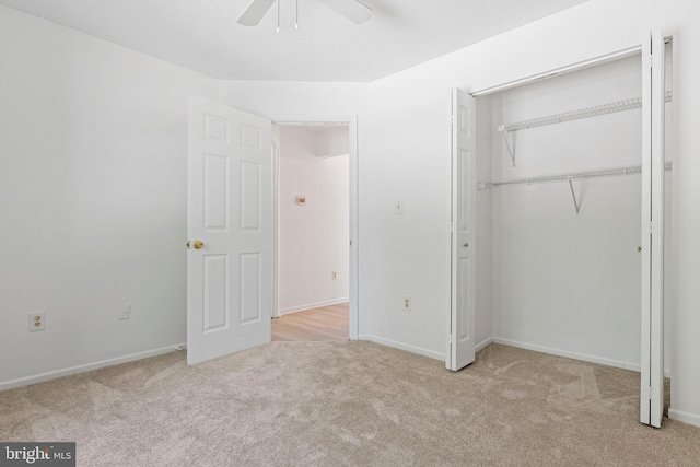 31 Beagle Run Unit 88, Nottingham, MD 21236 - unfurnished bedroom featuring carpet flooring, a closet, and ceiling fan