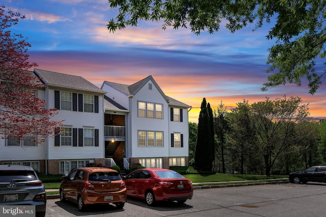 31 Beagle Run Unit 88, Nottingham, MD 21236 - property at dusk featuring uncovered parking