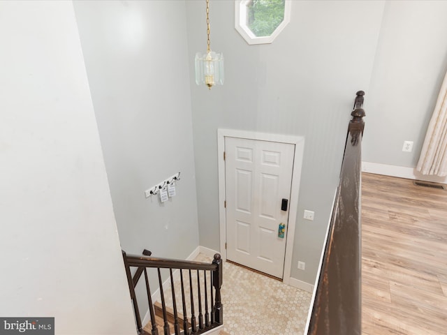 237 Lakeview Dr, Cross Junction, VA 22625 - entrance foyer featuring light wood-style floors and baseboards