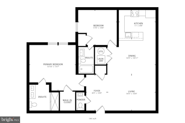 625 Park Rd NW Unit 206, Washington, DC 20010 - view of property floor plan