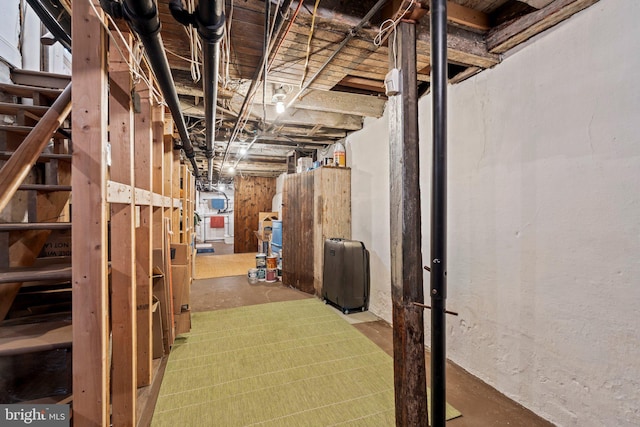 2116 Green St, Philadelphia, PA 19130 - unfinished below grade area featuring stairs