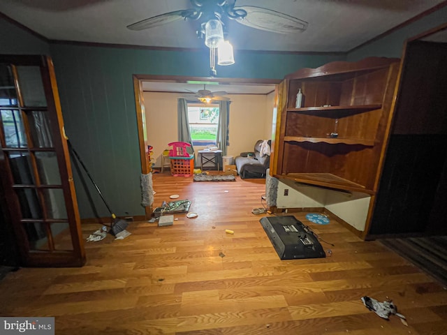 430 Bayard St, Kane, PA 16735 - corridor featuring wood finished floors and baseboards