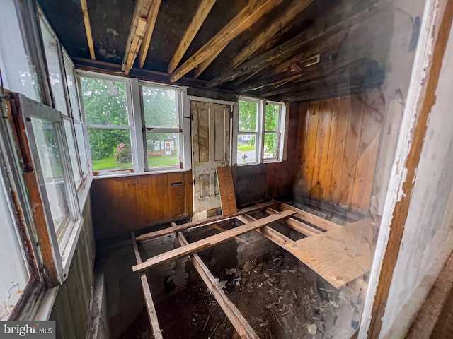 430 Bayard St, Kane, PA 16735 - miscellaneous room featuring wood walls