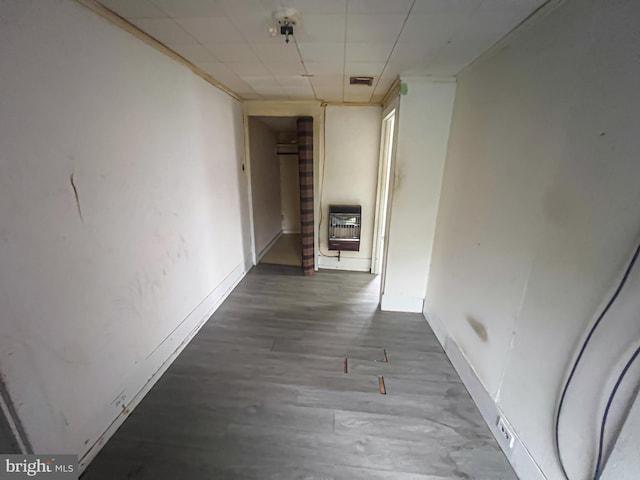 430 Bayard St, Kane, PA 16735 - hall featuring heating unit and wood finished floors