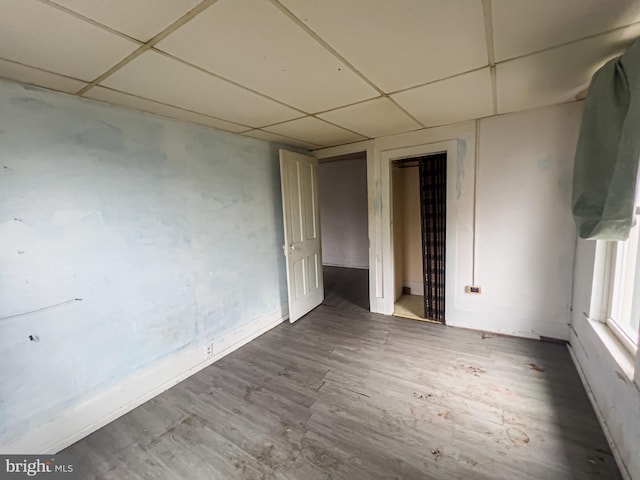 430 Bayard St, Kane, PA 16735 - unfurnished room with a drop ceiling and wood finished floors