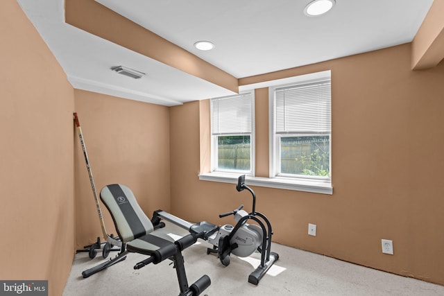 701 Hunters Run, Perkasie, PA 18944 - exercise area featuring recessed lighting