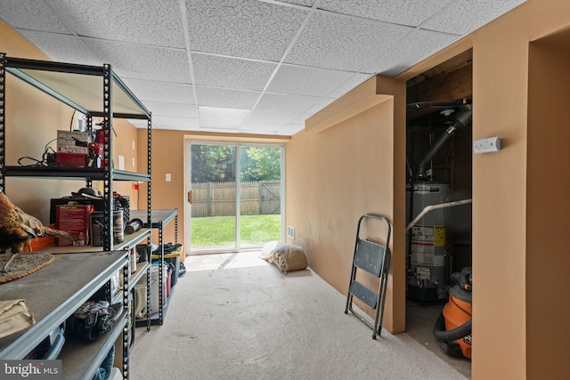 701 Hunters Run, Perkasie, PA 18944 - storage room featuring gas water heater