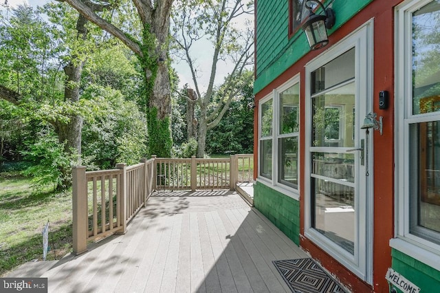 99 Old Main Shore Rd, Barnegat, NJ 08005 - view of wooden deck