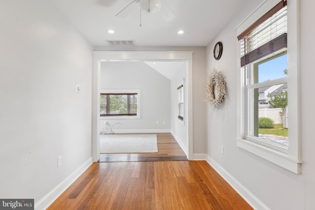 122 Carver Ave, Egg Harbor Township, NJ 08234 - hallway with wood finished floors and recessed lighting