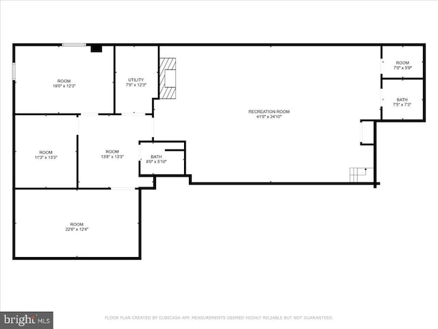 136 Schoolhouse Ln, Glen Mills, PA 19342 - view of room layout