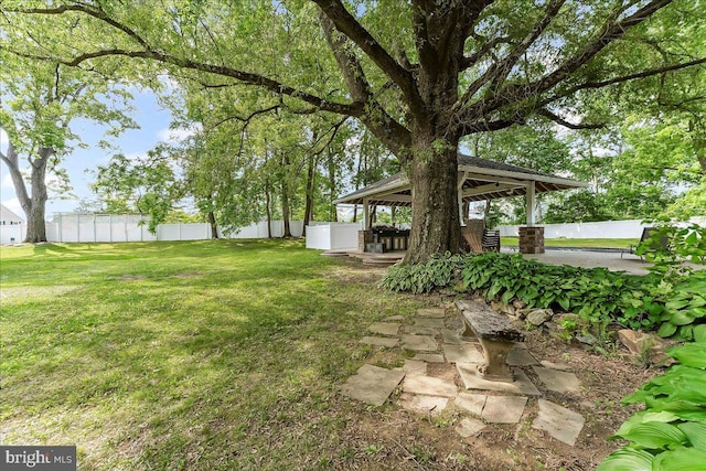 136 Schoolhouse Ln, Glen Mills, PA 19342 - view of yard with a gazebo
