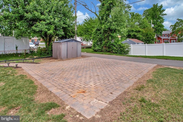 3816 Chesapeake Beach Rd, Chesapeake Beach, MD 20732 - view of patio featuring a shed