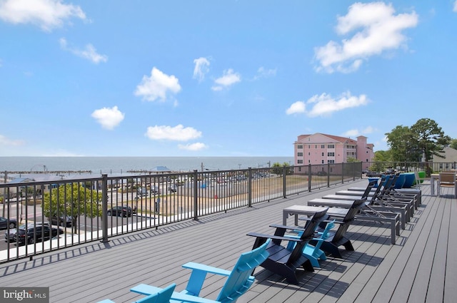3816 Chesapeake Beach Rd, Chesapeake Beach, MD 20732 - deck featuring a water view