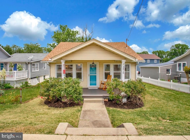 3816 Chesapeake Beach Rd, Chesapeake Beach, MD 20732 - bungalow-style house featuring covered porch and a shingled roof