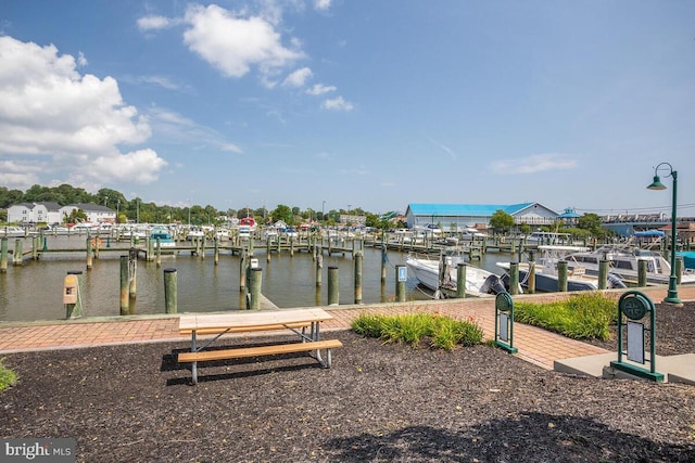 3816 Chesapeake Beach Rd, Chesapeake Beach, MD 20732 - dock featuring a water view