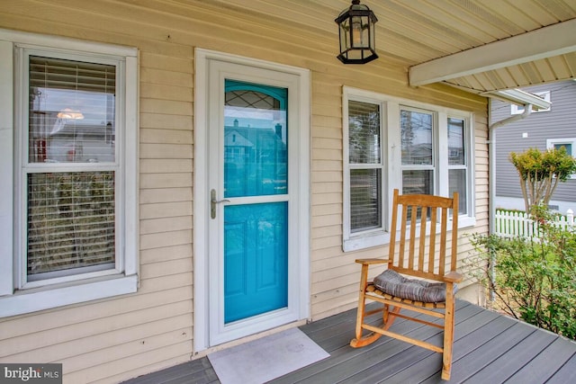 3816 Chesapeake Beach Rd, Chesapeake Beach, MD 20732 - view of exterior entry featuring covered porch