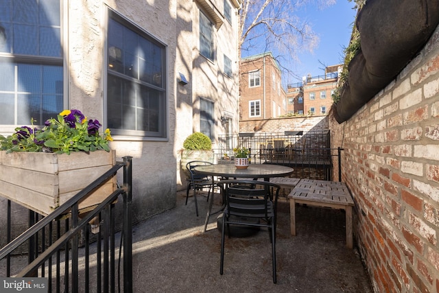 216 Christian St Unit E, Philadelphia, PA 19147 - view of patio / terrace with outdoor dining area