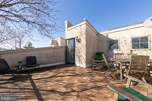 216 Christian St Unit E, Philadelphia, PA 19147 - view of patio / terrace with a deck