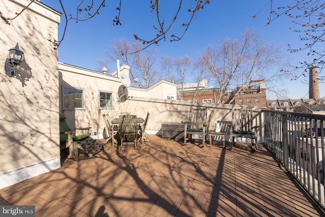 216 Christian St Unit E, Philadelphia, PA 19147 - view of patio / terrace with a deck