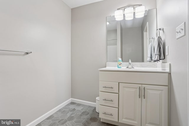 1442 Peacock Ln, Hellertown, PA 18055 - bathroom featuring vanity and baseboards
