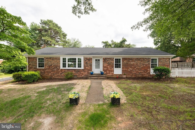 10401 W Huguenot Rd, North Chesterfield, VA 23224 - ranch-style house featuring brick siding
