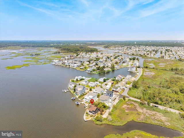 35197 Hassell Ave, Bethany Beach, DE 19930 - aerial view of property's location featuring a large body of water and nearby suburban area