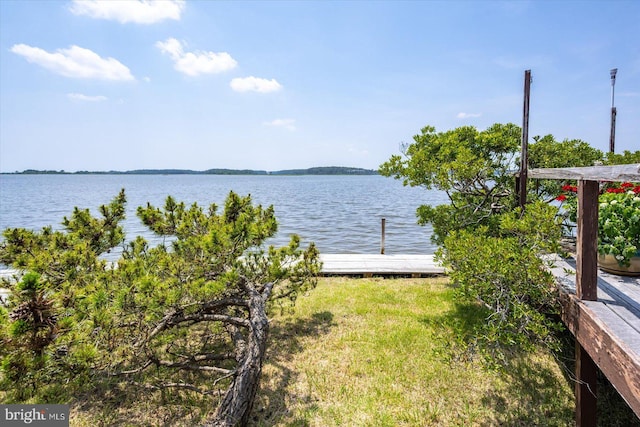 35197 Hassell Ave, Bethany Beach, DE 19930 - water view with a dock