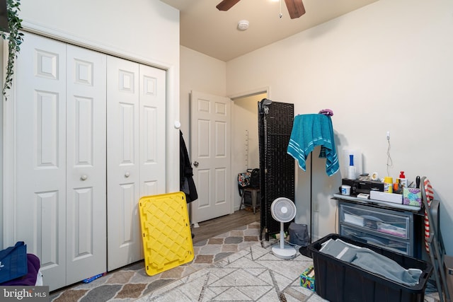 55 Hamlet Cir, Mechanicsburg, PA 17050 - home office with a ceiling fan