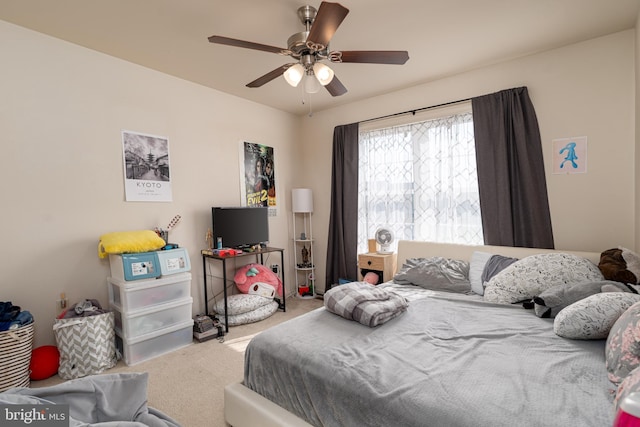 55 Hamlet Cir, Mechanicsburg, PA 17050 - carpeted bedroom with a ceiling fan