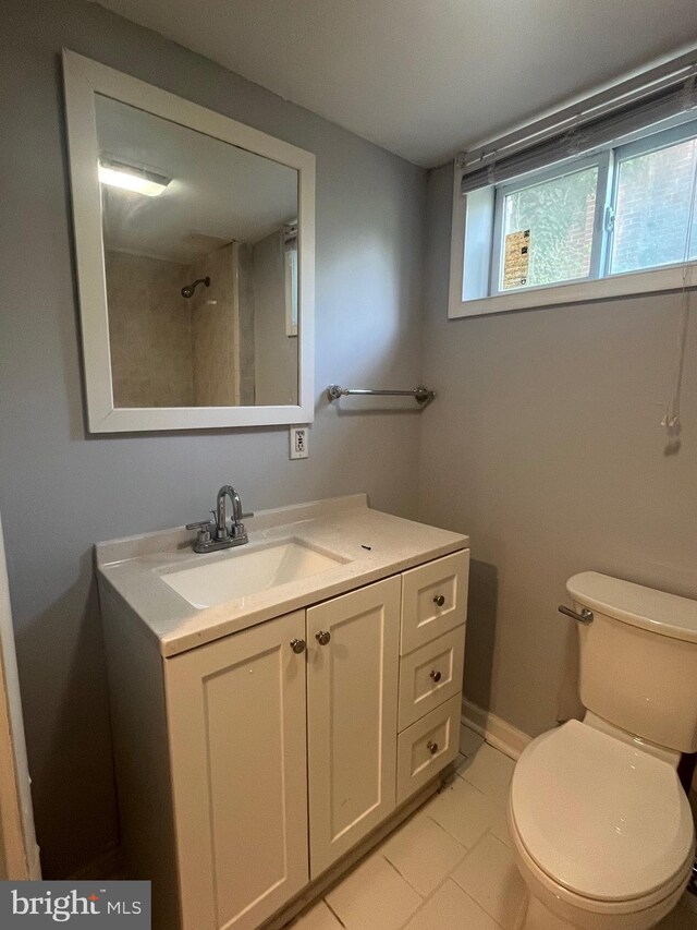 3805 Arbutus, Baltimore, MD 21207 - bathroom with vanity and tile patterned flooring