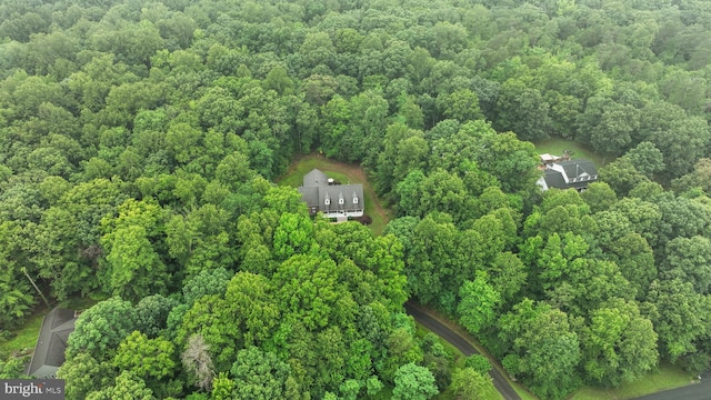 11871 Knollcrest Ln, La Plata, MD 20646 - aerial view of property and surrounding area featuring a forest