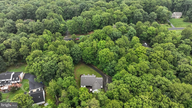 11871 Knollcrest Ln, La Plata, MD 20646 - aerial view of property's location featuring a heavily wooded area