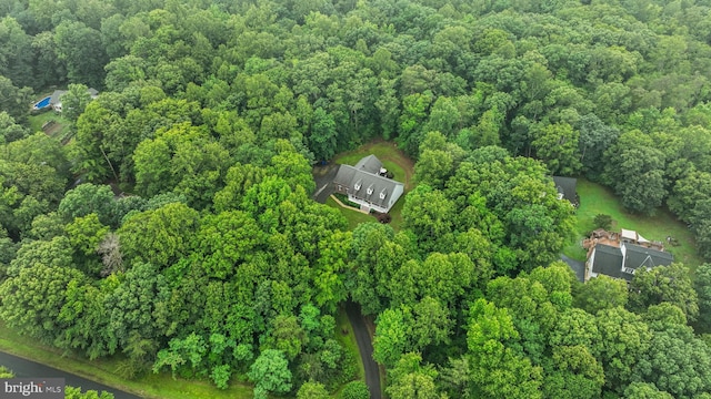 11871 Knollcrest Ln, La Plata, MD 20646 - aerial view of property and surrounding area featuring a forest