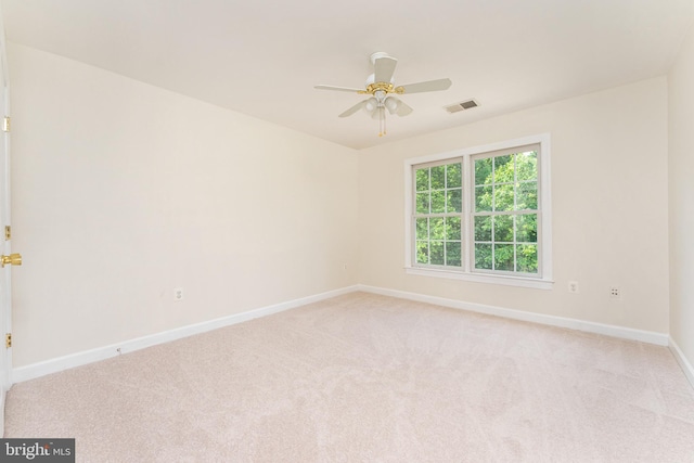 7412 Kallenburg Ct, Manassas, VA 20111 - unfurnished room featuring light carpet and ceiling fan