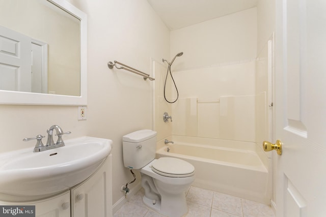 7412 Kallenburg Ct, Manassas, VA 20111 - bathroom with  shower combination, tile patterned floors, and vanity