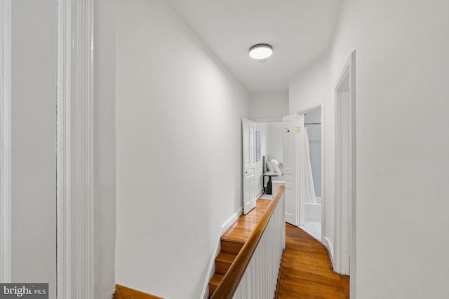 828 Mercer St, Philadelphia, PA 19125 - corridor with wood finished floors