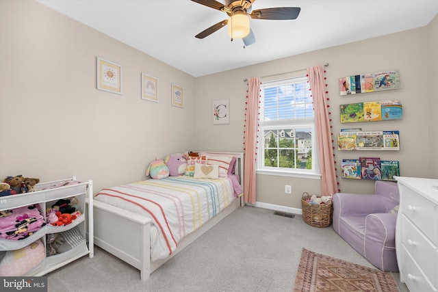 7802 Richard Halley Way, Elkridge, MD 21075 - carpeted bedroom with baseboards and a ceiling fan