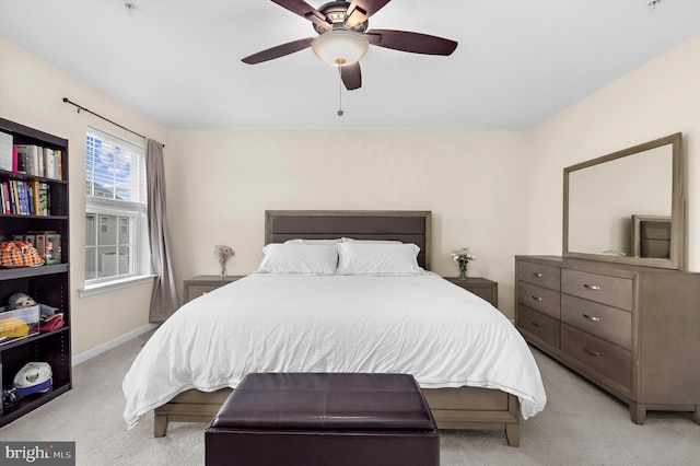 7802 Richard Halley Way, Elkridge, MD 21075 - bedroom with light carpet and ceiling fan